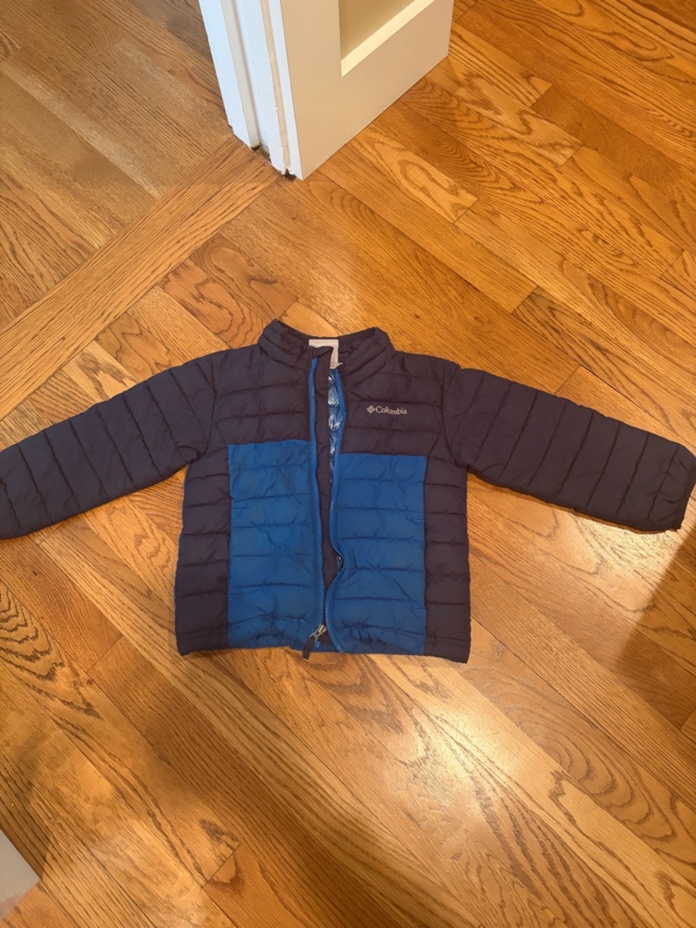 Columbia Kids Navy and Royal Blue Quilted Puffer Jacket